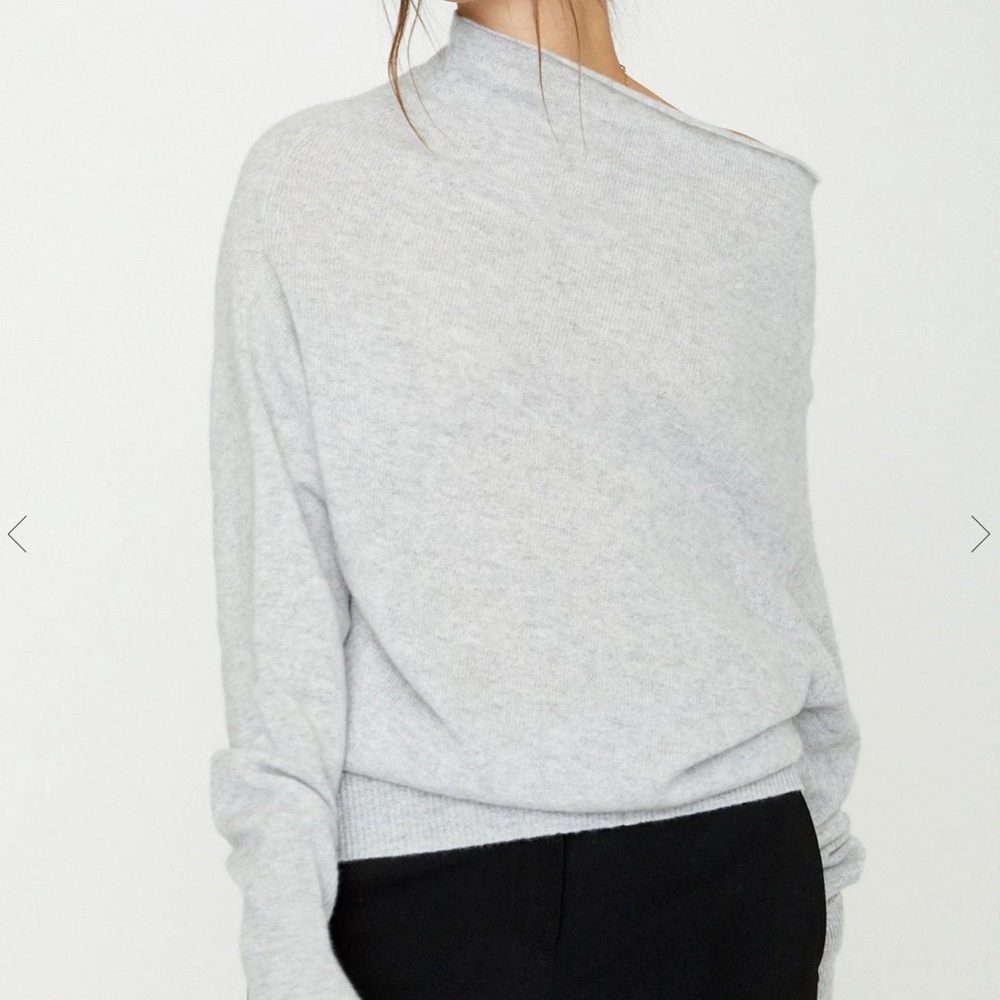 Brand new with tags! Brochu Walker off the shoulder cashmere sweater.